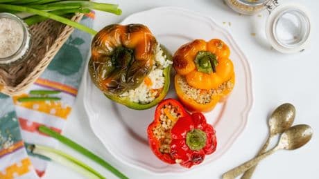 Diese gefüllten Paprika lassen Pfunde purzeln – und schmecken richtig gut