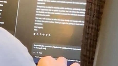 MP spotted using ChatGPT to respond to constituents on the train