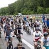 Trotz schlechter Wettervorhersagen : Fahrradsternfahrt des ADFC in Berlin angerollt