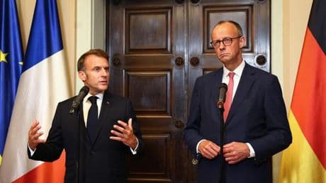 Handelskonflikt: Merz und Macron zeigen sich zu Gegenmaßnahmen im Zollstreit bereit