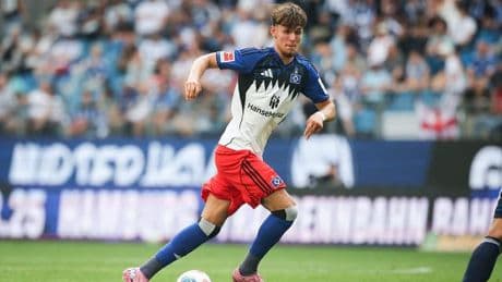 Fußball-Bundesliga: Elversberg leiht HSV-Stürmer Stange aus