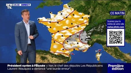 Météo: un ciel très nuageux et des températures fraîches