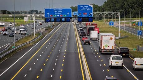 Vertraging op de weg door werkzaamheden op de A4