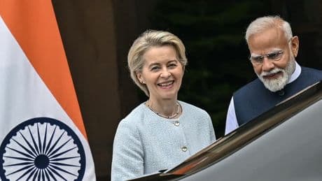 Touchées par les droits de douane de Trump, l'Union européenne et l'Inde se rapprochent pour conclure un accord commercial