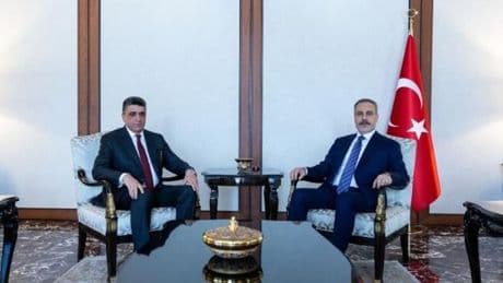 Bakan Fidan, Libya Sayıştay Başkanı Şakşak'ı kabul etti.