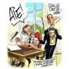 Le dessin de Chaunu : le vol de la statue du Président
