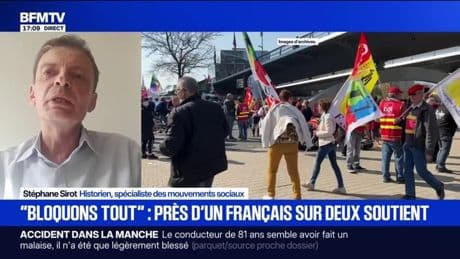 Mouvement "Bloquons tout": pour Stéphane Sirot, spécialiste des mouvements sociaux, "il y a beaucoup de choses qui divergent par rapport au mouvement des gilets jaunes"