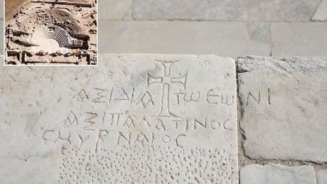 Mysterious Christian symbols unearthed in biblical city reveal secrets of the Book of Revelation
