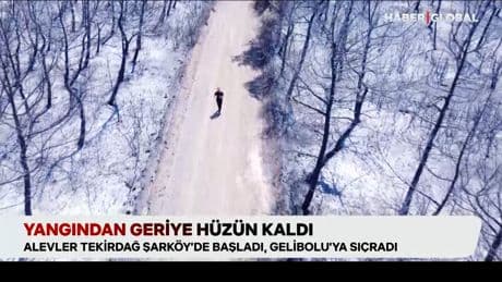 Yangından geriye hüzün kaldı