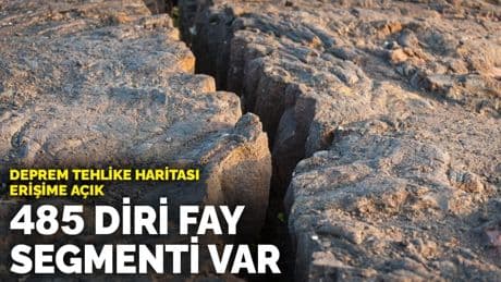 Türkiye deprem tehlike haritası erişime açık: 485 diri fay segmenti var