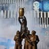 OM. Une statue de Bernard Tapie dévoilée devant le stade Vélodrome