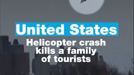 Tourist helicopter crashes into New York's Hudson River, killing all six aboard