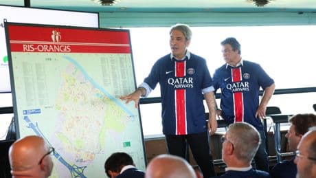 Foot : «le site que nous proposons est idéal pour l’implantation du futur stade du PSG», le maire de Ris-Orangis en opération séduction face à la presse