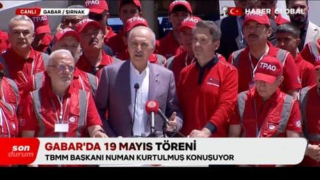 Gabar'da 19 Mayıs töreni! TBMM Başkanı Kurtulmuş: "Bu dağlarda artık kardeşlik türküleri söylenecek"