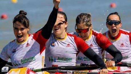 El K4 500 femenino logra un oro monumental en la primera Copa del Mundo de la temporada