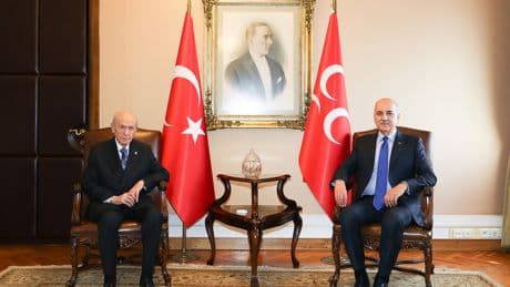 Numan Kurtulmuş'tan Devlet Bahçeli'ye 'komisyon' ziyareti