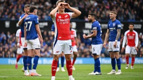 Ipswich 0 Arsenal 4: Gunners make light work of Championship-bound Tractor Boys… but Saka in another injury scare