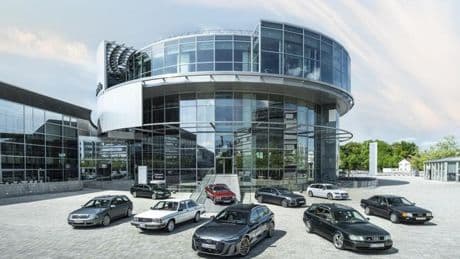 El nuevo Audi A6 se encuentra con sus antecesores en Alemania