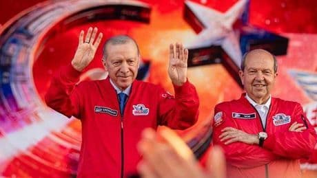 KKTC Cumhurbaşkanı Tatar, TEKNOFEST KKTC'nin kapanışında konuştu: 'GKRY farklı hesaplar peşinde'