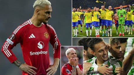 Antony opens up on Man United HELL after 'hitting rock bottom' and having 'no hope' before £86m star's sparking form on loan at Betis earned him Brazil recall