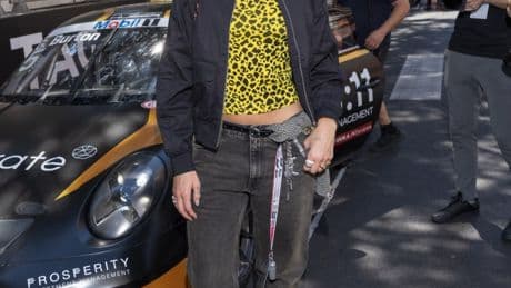 Dua Lipa wows in yellow leopard print top as she leads A-list celebs at Monaco Grand Prix