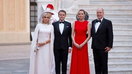 FOTOSTRECKE: Die Macrons zu Besuch in Monaco