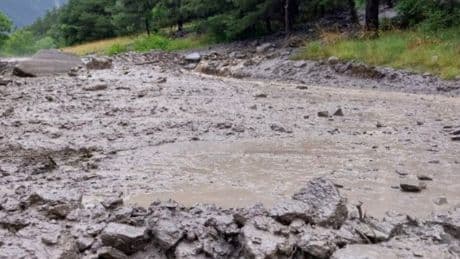 La RD 900 en partie fermée à cause de deux coulées de boue dans les Alpes-de-Haute-Provence