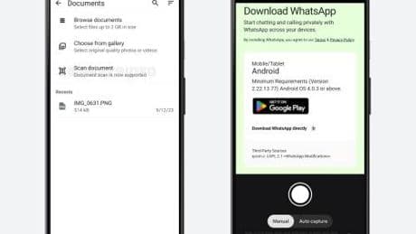 Scansione dei documenti: cosa cambia su WhatsApp