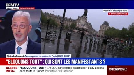 Maintien de l'ordre: "Les policiers ne commencent jamais les violences, ils n'en sont pas à l'origine", affirme Didier Lallement, préfet de police de Paris de 2019 à 2022