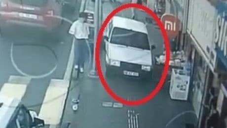Nevşehir'de otomobiliyle kaldırıma çıkan sürücüye 11 bin lira ceza
