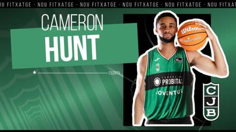 Cameron Hunt cambia Manresa por Badalona