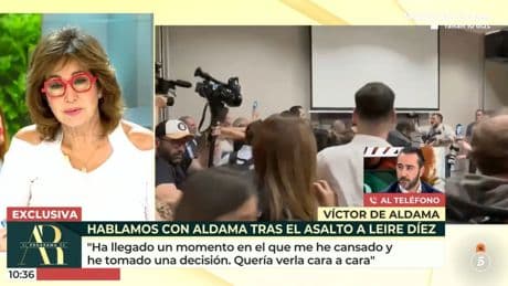 Aldama, tras su encontronazo con Díez: &quot;Me he cansado y quería verle la cara&quot;