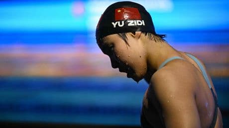 Yu Zidi, la nadadora que a sus 12 años rompe una barrera infranqueable desde 1936