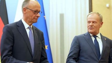 Donald Tusk sagt Friedrich Merz, was er von Grenzkontrollen hält: nichts