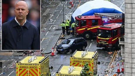 Arne Slot speaks for the first time since Liverpool trophy parade crash horror - as he pulls out of awards ceremony in 'solidarity' with victims