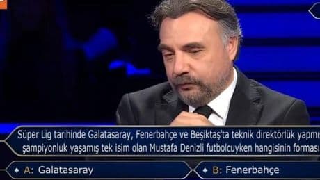 MİLYONER sorusu: Mustafa Denizli futbolcuyken hangi takımın formasını giymiştir?
