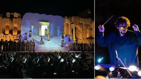 L'Aida al Teatro Antico di Taormina: l'opera sotto le stelle tra sperimentazione, marcia trionfale e spettacolarità scenica