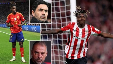 In demand Nico Williams chooses the club he wants to join between Arsenal, Barcelona and Bayern Munich