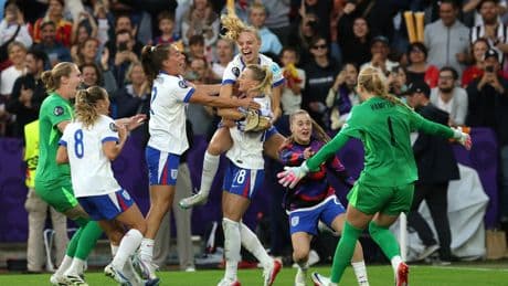 England beat Spain on penalties to win Women's Euro 2025 in thrilling finale