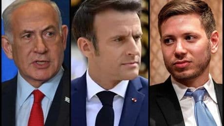 Netanyahu, Macron'a hakaret eden oğlunu bu sözlerle savundu