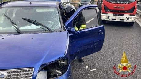 A10, incidente tra due auto tra Sanremo e Arma di Taggia: un ferito