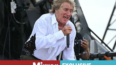 'I was at Rod Stewart's Glastonbury set and there was one special thing you didn't see on TV'