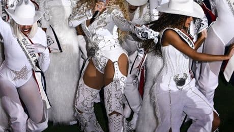 Beyoncé Wins First Emmy for N.F.L. Halftime Show