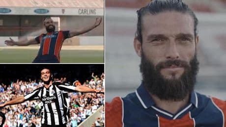 Andy Carroll suffers nightmare return to English football as he debuts for non-league club in 5-1 loss - where Trialist B scored a brace!