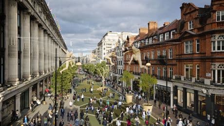 Vía libre al plan de peatonalización de la mítica Oxford Street