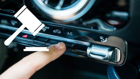200 Euro Strafe fürs Klima-Menü im Auto: Gericht urteilt überraschend streng