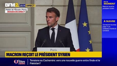 Emmanuel Macron: "un dialogue exigeant" avec la Syrie