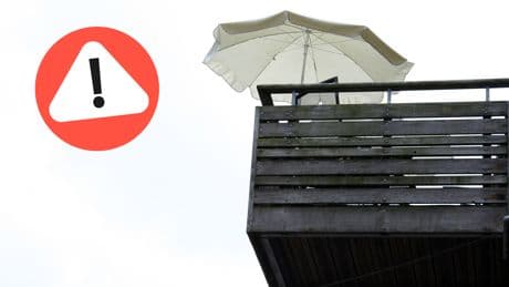Es droht Lebensgefahr: Balkon und Garten bei Sturm richtig absichern