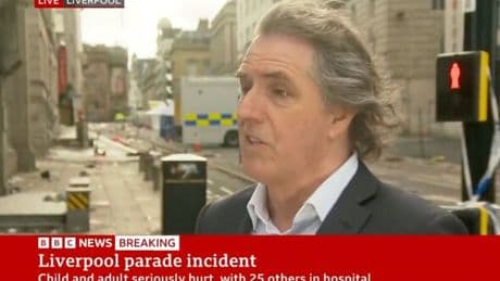 Liverpool Mayor provides update on four 'very, very ill' parade crash victims