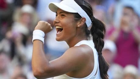 Raducanu shows glimpses of best form in beating former Wimbledon champion Vondrousova